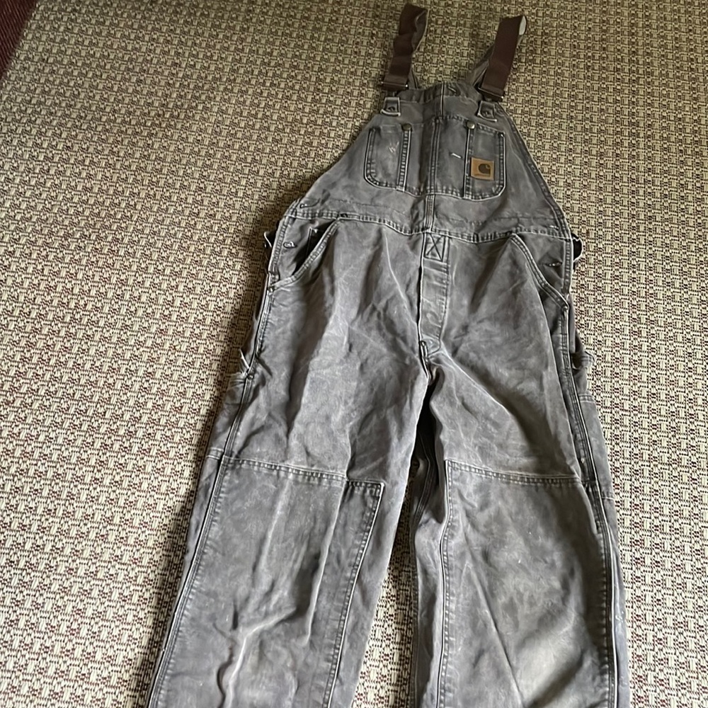 Vintage carhartt bibs made in USA